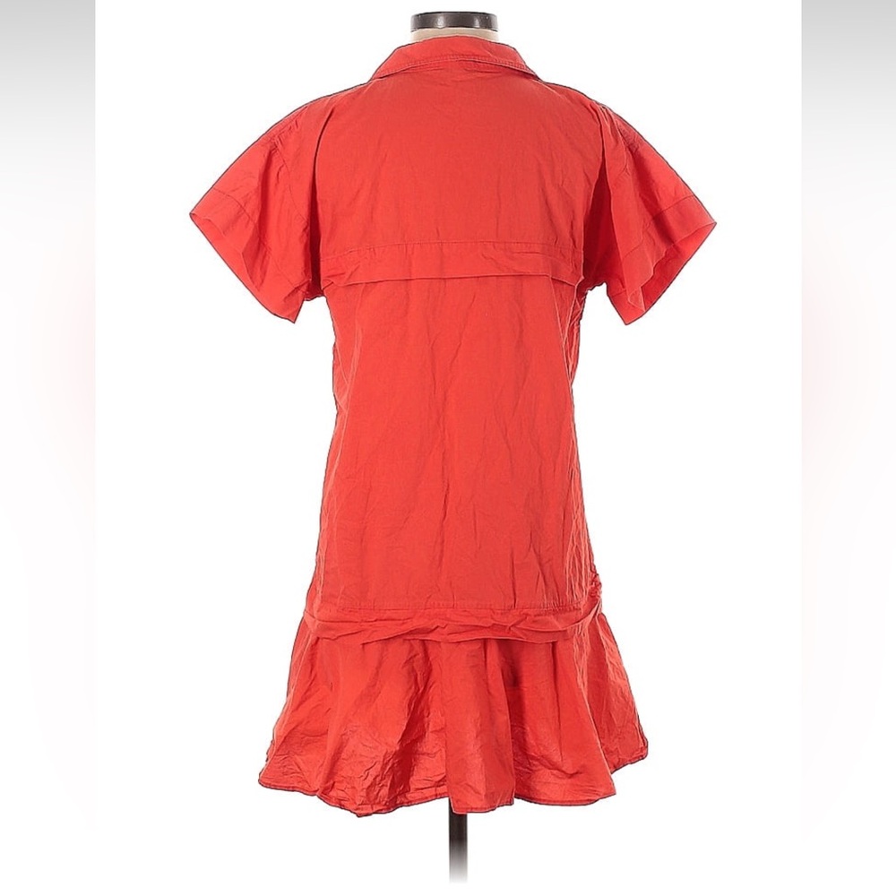 HUNTER BELL Women's Addison Dress in Vibrant Orange - Picture 3 of 15
